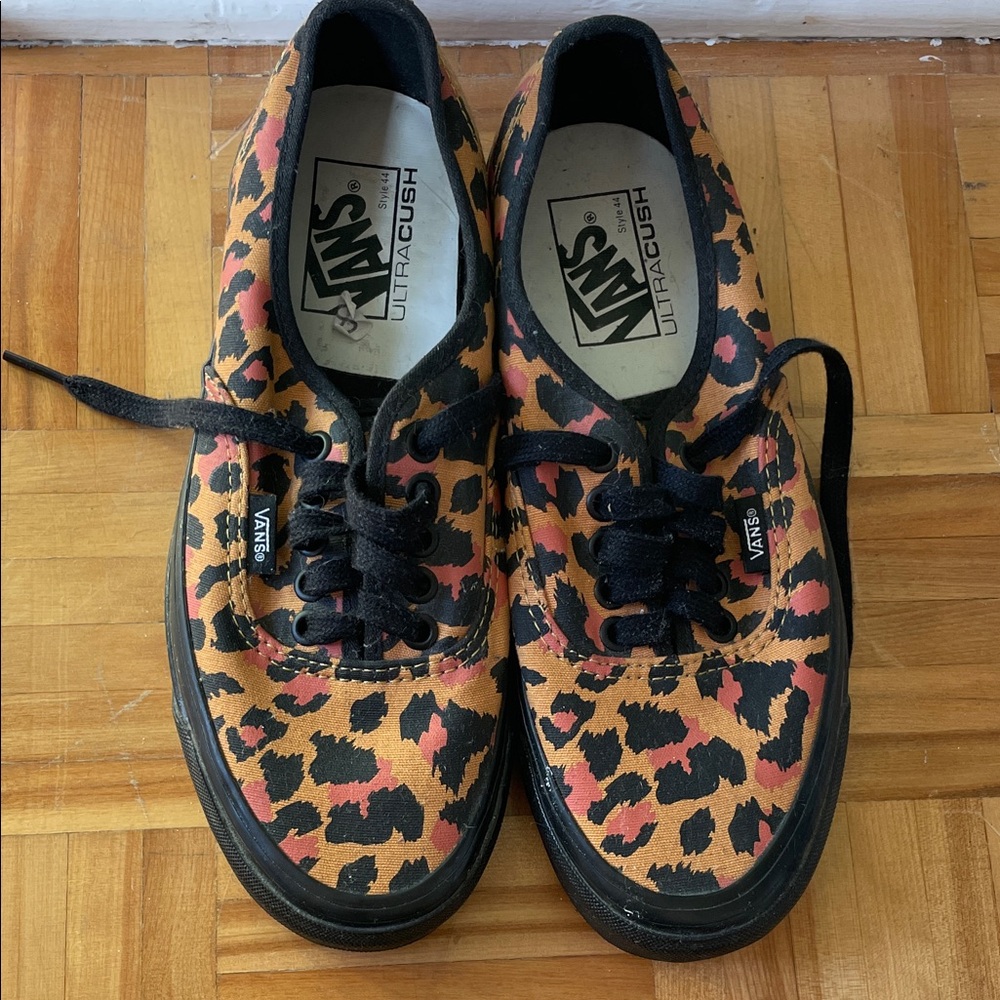 Vans Leopard Print Sneakers